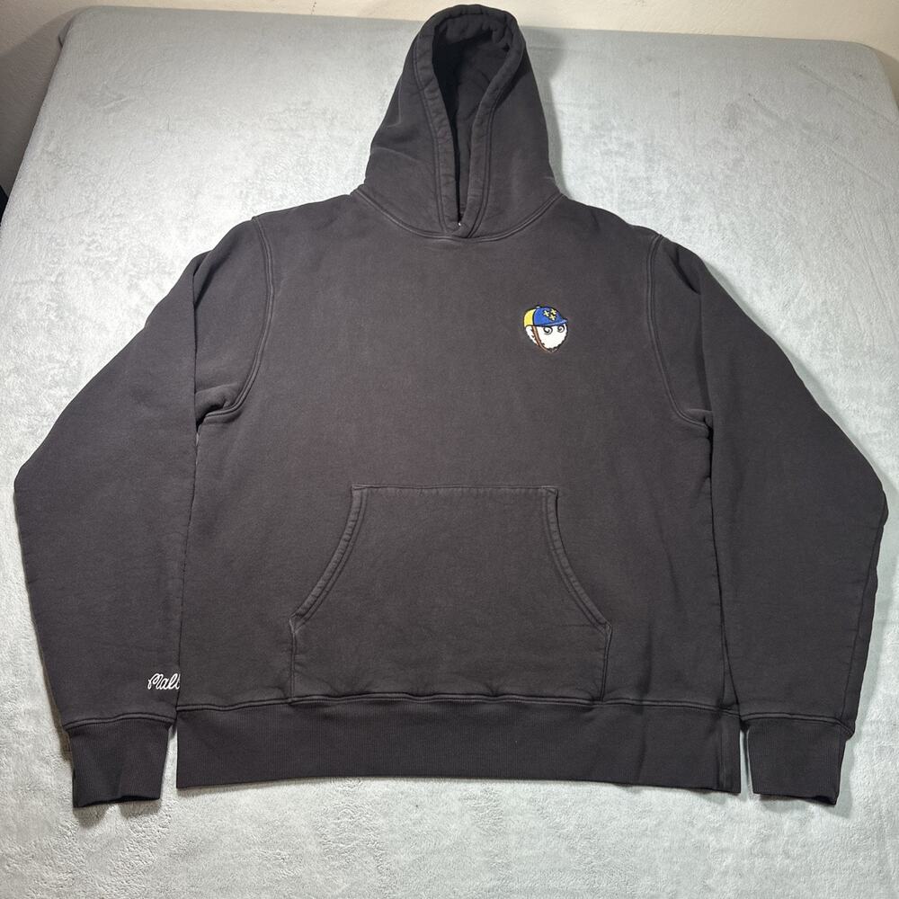 Malbon Quincy Golf Hoodie Men Medium Golfing Ball Cross Hat Pullover Loose Baggy